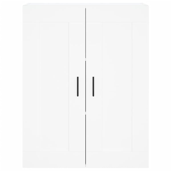 vidaXL Högskåp vit 69,5x34x180 cm konstruerat trä