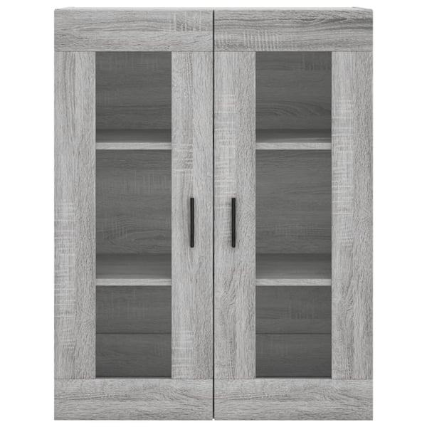 vidaXL Highboard grå sonoma 69,5x34x180 cm konstruert tre