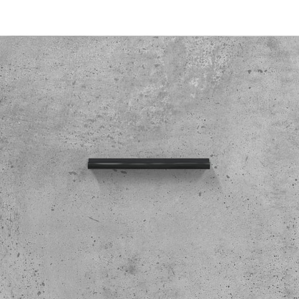 vidaXL Highboard betonggrå 69,5x34x180 cm konstruert tre