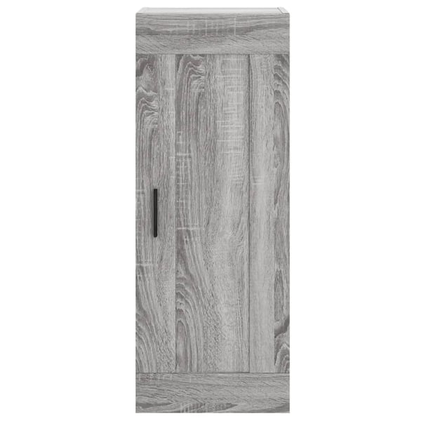 vidaXL Highboard grå sonoma 34,5x34x180 cm konstruert tre