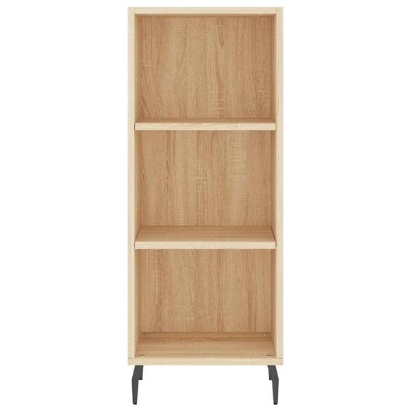 vidaXL skab 34,5x34x180 cm konstrueret træ sonoma-eg