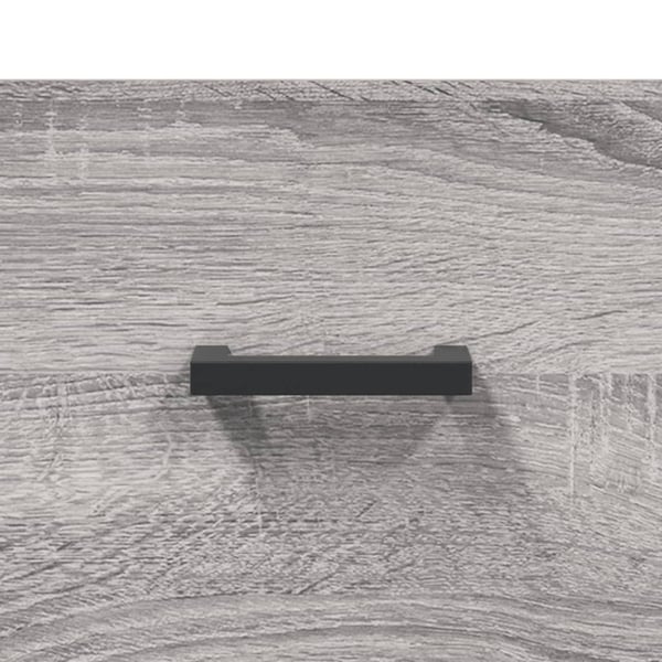 vidaXL Kaappi harmaa Sonoma 69,5x34x180 cm tekninen puu