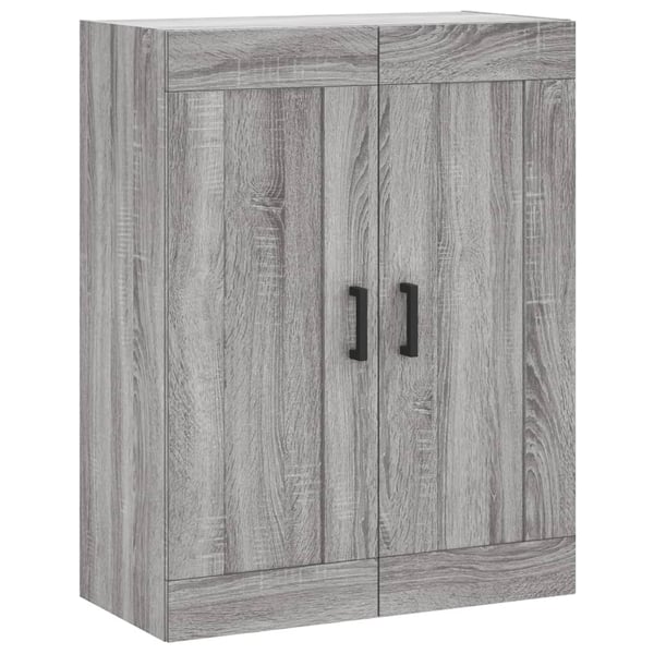 vidaXL Highboard grå sonoma 69,5x34x180 cm konstruert tre