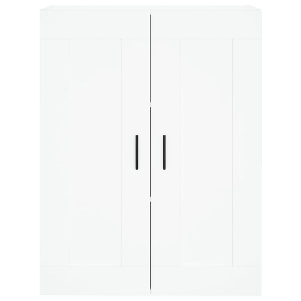 vidaXL Highboard hvit 69,5x34x180 cm konstruert tre