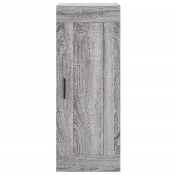 vidaXL Highboard grå sonoma 34,5x34x180 cm konstruert tre