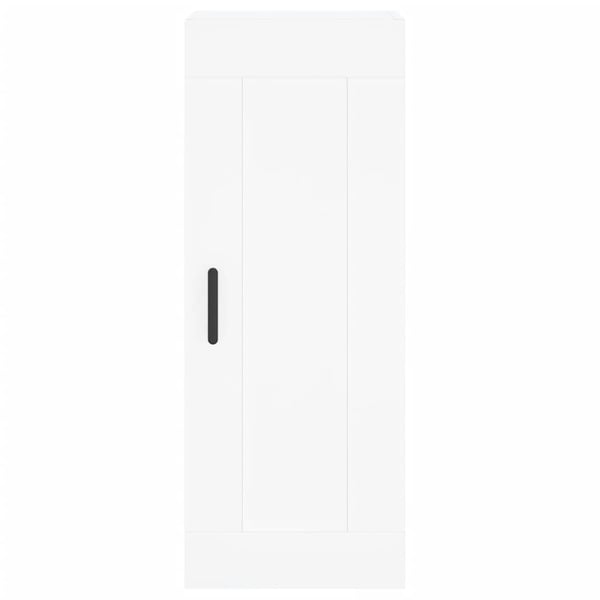 vidaXL Highboard hvit 34,5x34x180 cm konstruert tre