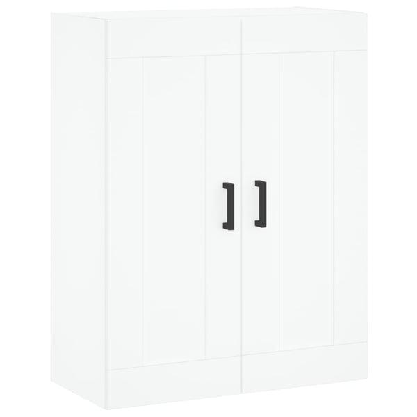 vidaXL højskab 69,5x34x180 cm konstrueret træ hvid