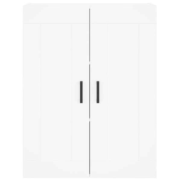 vidaXL højskab 69,5x34x180 cm konstrueret træ hvid