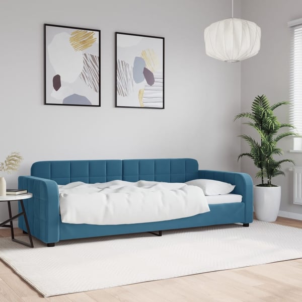 vidaXL daybed 80x200 cm velour blå
