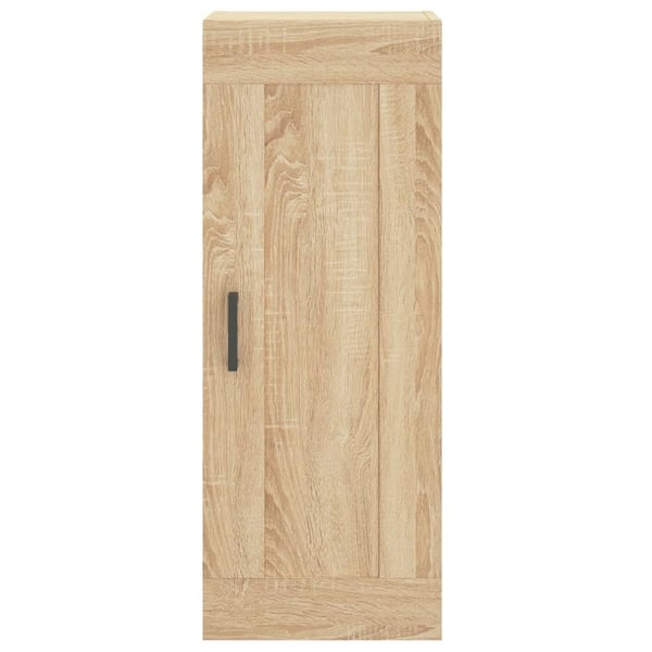 vidaXL Highboard sonoma eik 34,5x34x180 cm konstruert tre