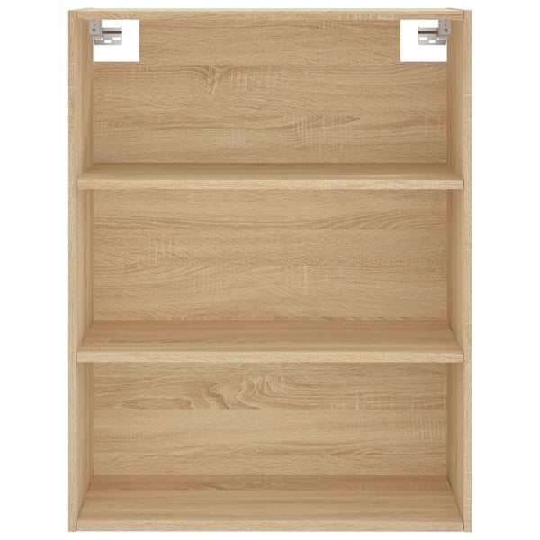 vidaXL Highboard sonoma eik 69,5x34x180 cm konstruert tre