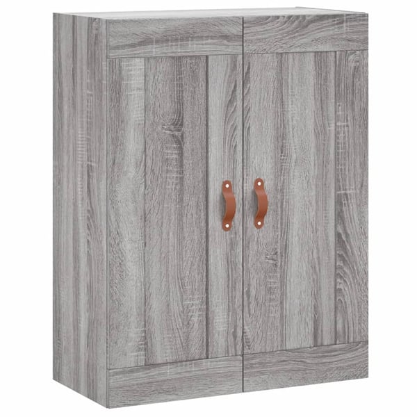 vidaXL Highboard grå sonoma 69,5x34x180 cm konstruert tre