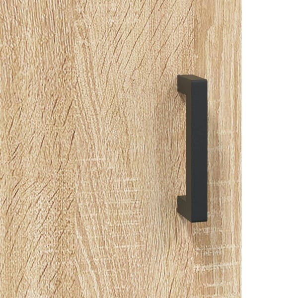 vidaXL Highboard sonoma eik 69,5x34x180 cm konstruert tre