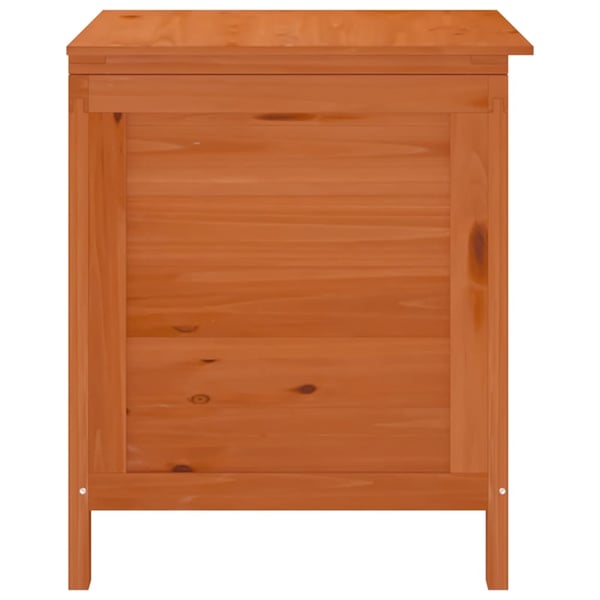 vidaXL Putekasse brun 50x49x56,5 cm heltre gran