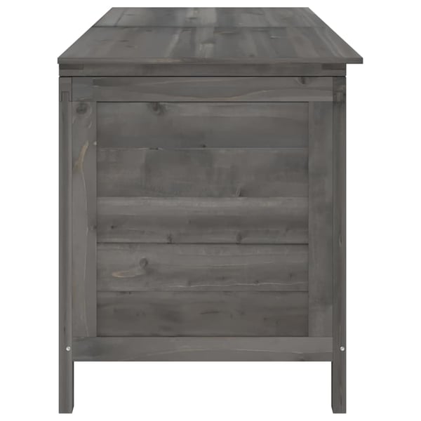 vidaXL Putekasse antrasitt 150x50x56,5 cm heltre gran
