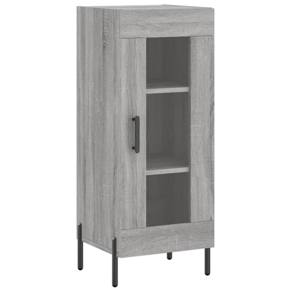 vidaXL Kaappi harmaa Sonoma 34,5x34x180 cm tekninen puu
