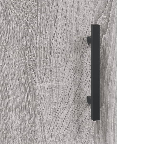 vidaXL Kaappi harmaa Sonoma 69,5x34x180 cm tekninen puu