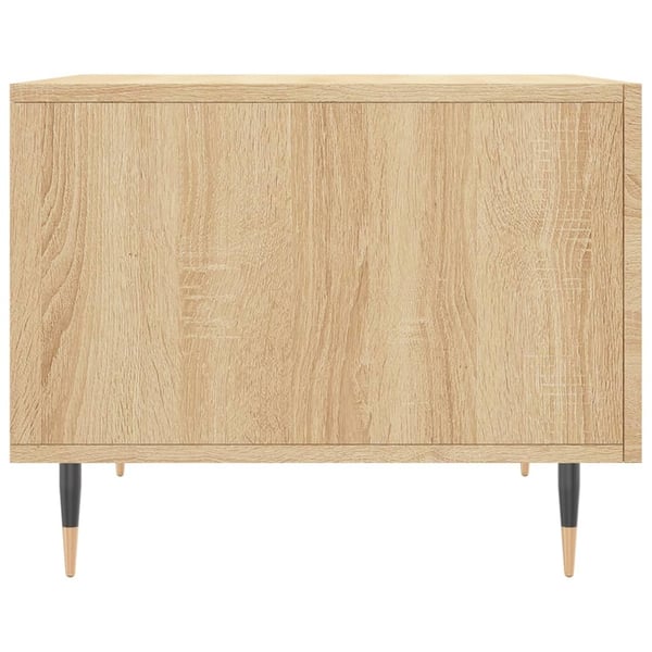 vidaXL Salongbord 2 stk sonoma eik 50x50x40 cm konstruert tre