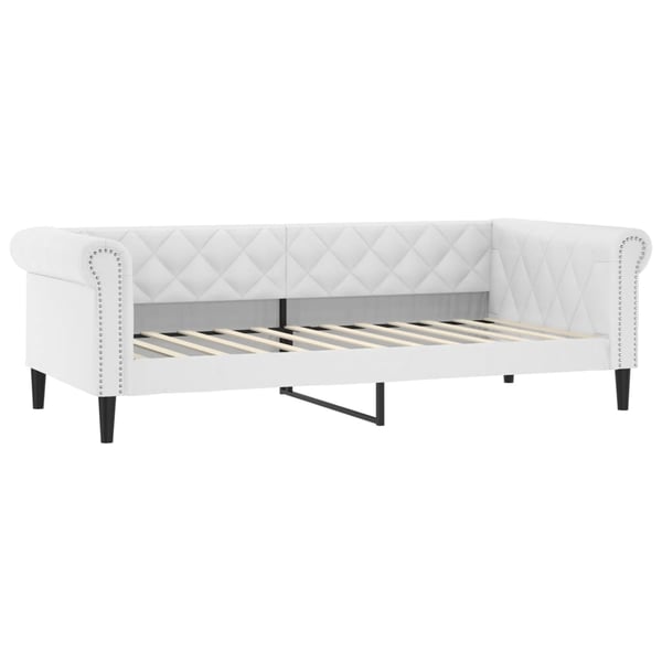 vidaXL daybed 90x200 cm kunstlæder hvid
