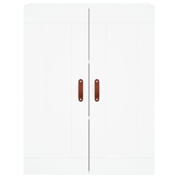 vidaXL Highboard hvit 69,5x34x180 cm konstruert tre