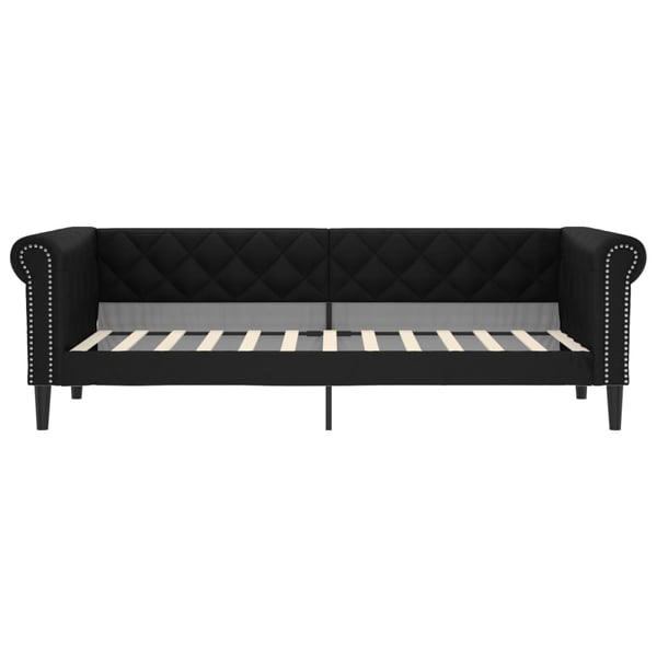 vidaXL daybed 90x200 cm kunstlæder sort