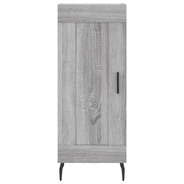 vidaXL Kaappi harmaa Sonoma 34,5x34x180 cm tekninen puu