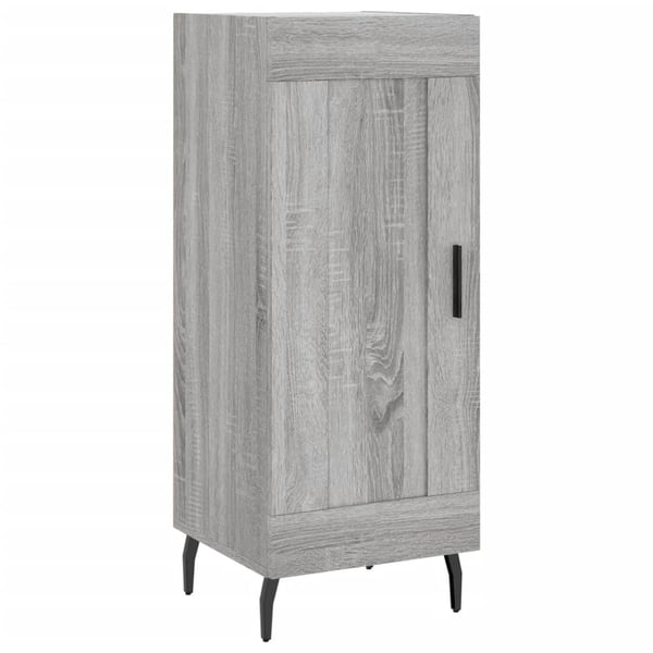 vidaXL Kaappi harmaa Sonoma 34,5x34x180 cm tekninen puu