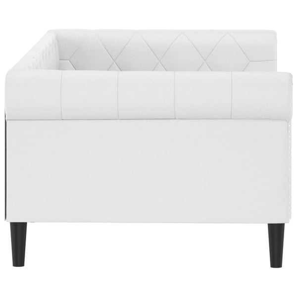 vidaXL Dagbädd vit 80x200 cm konstläder