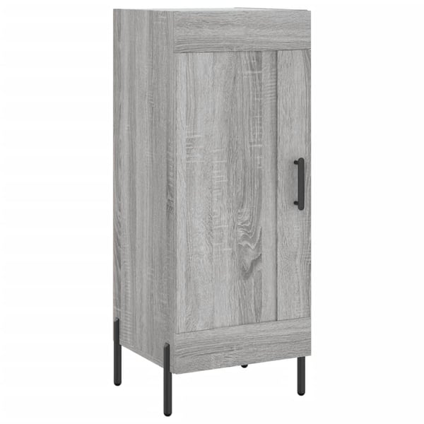 vidaXL Highboard grå sonoma 34,5x34x180 cm konstruert tre