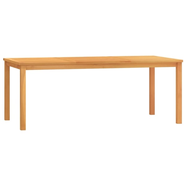 vidaXL Utendørs spisestue 7 deler heltre teak