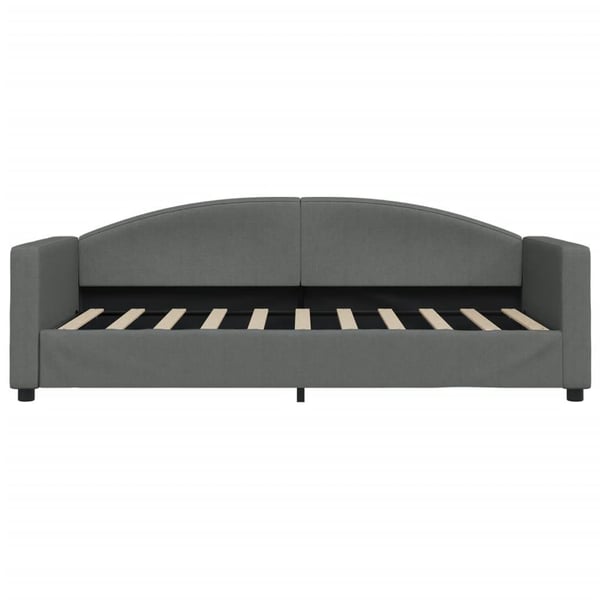 vidaXL daybed 90x190 cm stof mørkegrå