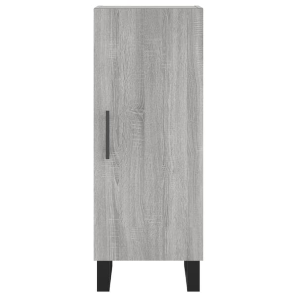 vidaXL Highboard grå sonoma 34,5x34x180 cm konstruert tre