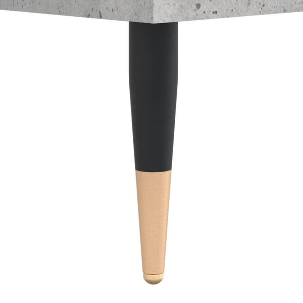 vidaXL Salongbord 2 stk betonggrå 50x50x40 cm konstruert tre
