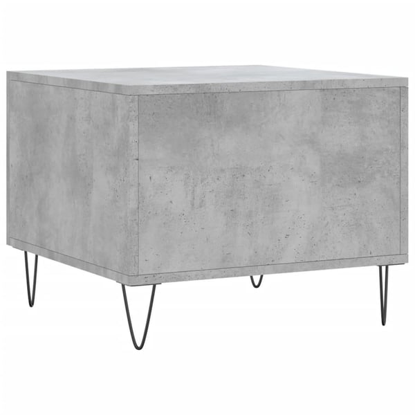 vidaXL sofaborde 2 stk. 50x50x40 cm konstrueret træ betongrå