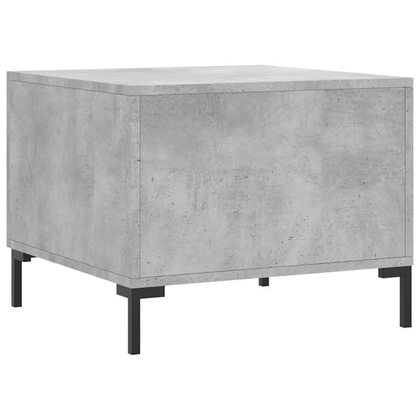 vidaXL Salongbord 2 stk betonggrå 50x50x40 cm konstruert tre