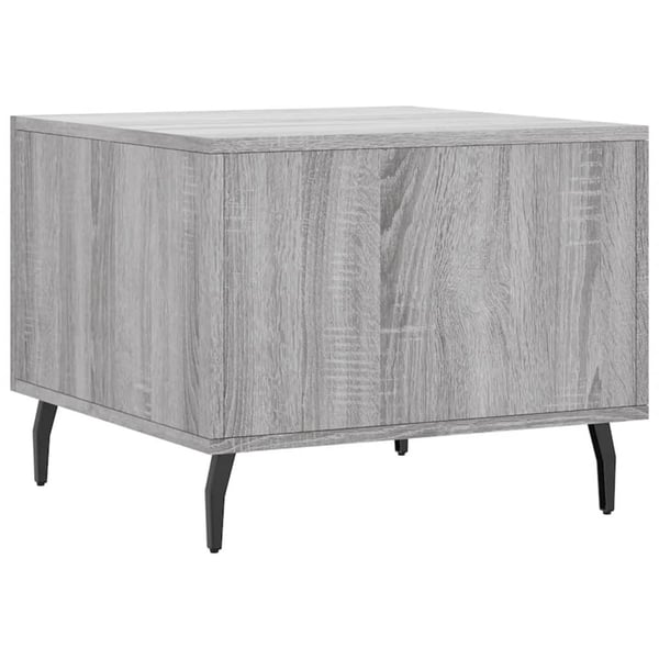 vidaXL Salongbord 2 stk grå sonoma 50x50x40 cm konstruert tre