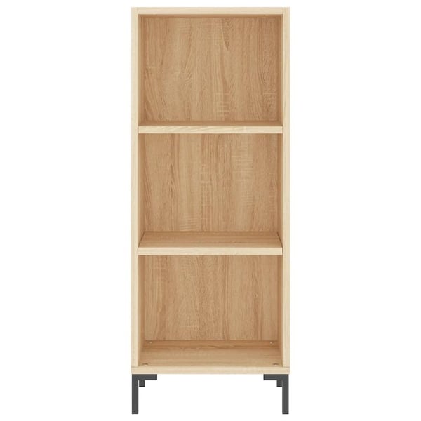 vidaXL skab 34,5x34x180 cm konstrueret træ sonoma-eg