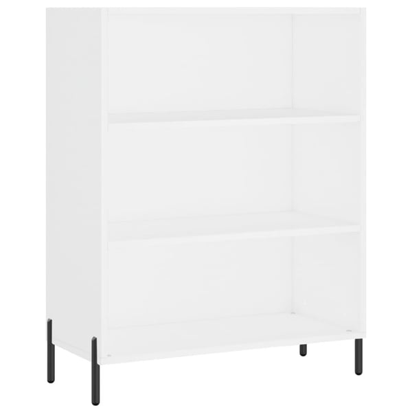 vidaXL Highboard hvit 69,5x34x180 cm konstruert tre
