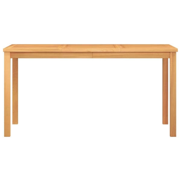 vidaXL Hagespisegruppe 5 deler heltre teak