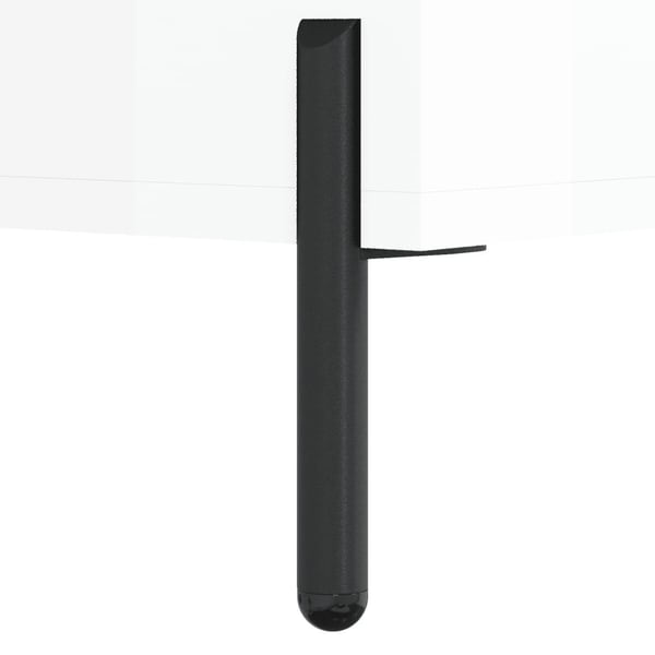 vidaXL Salongbord 2 stk høyglans hvit 50x50x40 cm konstruert tre
