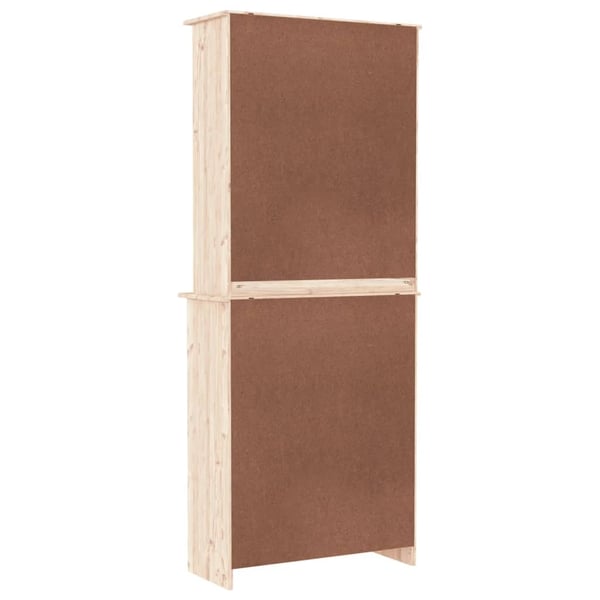 vidaXL Highboard ALTA 77x35x188 cm heltre furu