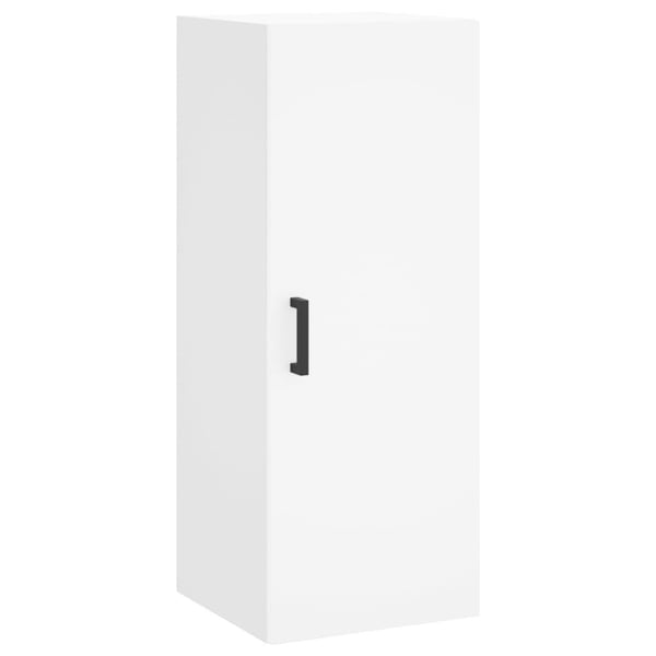 vidaXL Highboard hvit 34,5x34x180 cm konstruert tre