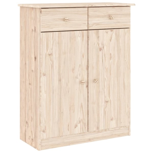 vidaXL Highboard ALTA 77x35x188 cm heltre furu