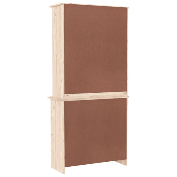 vidaXL Highboard ALTA 77x35x165 cm heltre furu