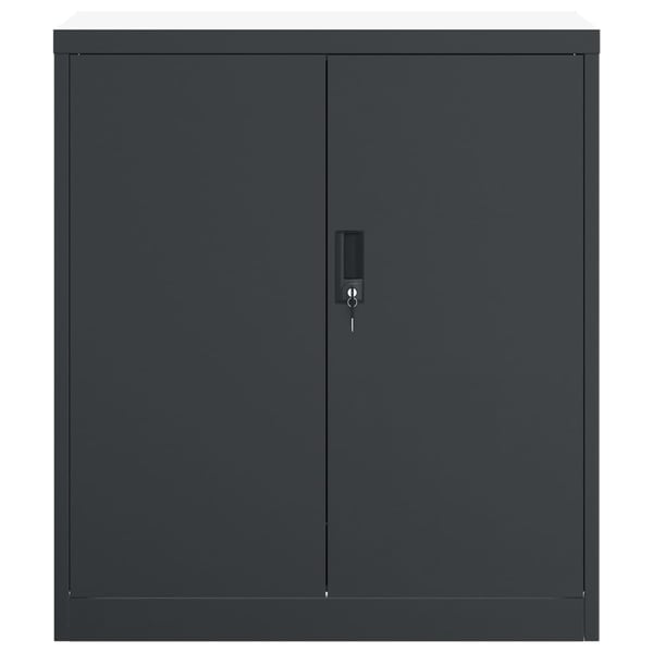 vidaXL Arkivskap antrasitt 79x40x90 cm stål