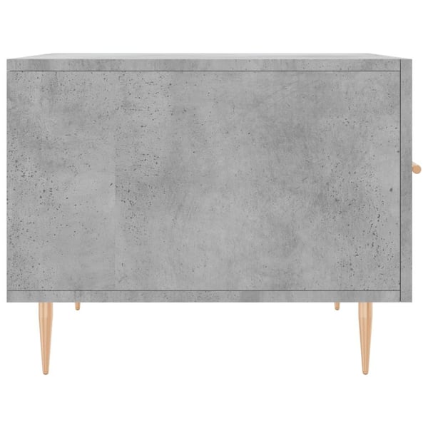 vidaXL Salongbord 2 stk betonggrå 50x50x40 cm konstruert tre