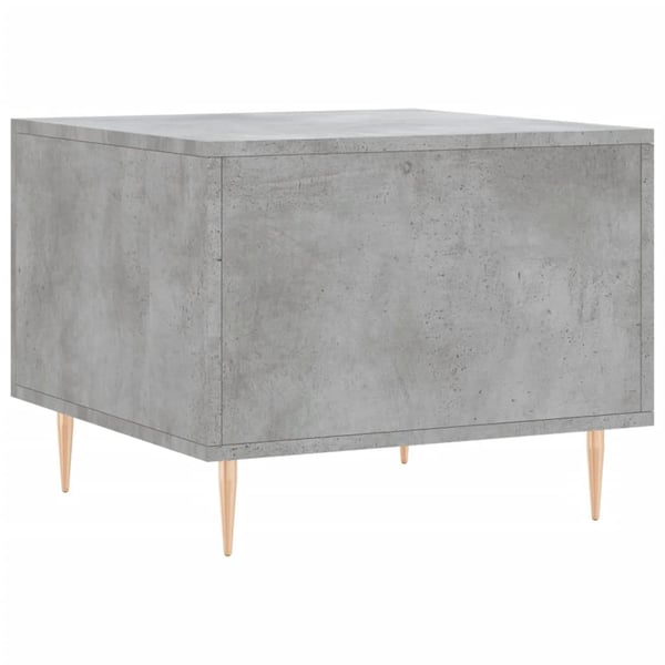 vidaXL Salongbord 2 stk betonggrå 50x50x40 cm konstruert tre
