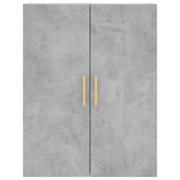 vidaXL Highboard betonggrå 69,5x34x180 cm konstruert tre