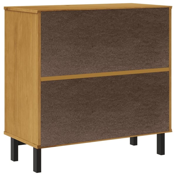 vidaXL Kommode FLAM 80x40x80 cm heltre furu