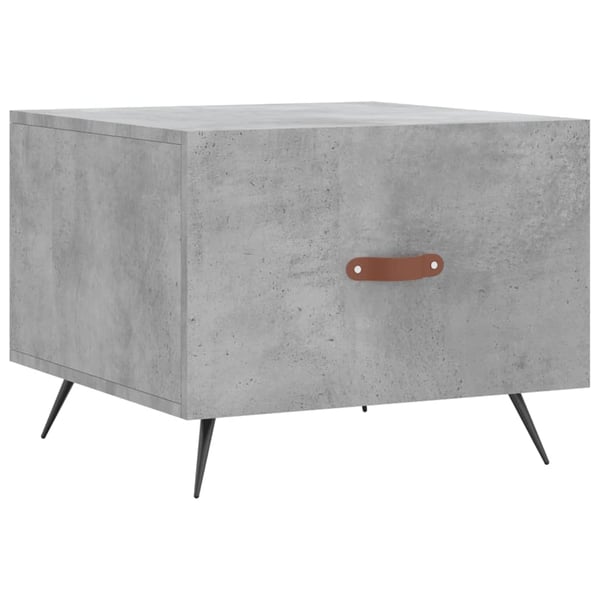 vidaXL Salongbord 2 stk betonggrå 50x50x40 cm konstruert tre